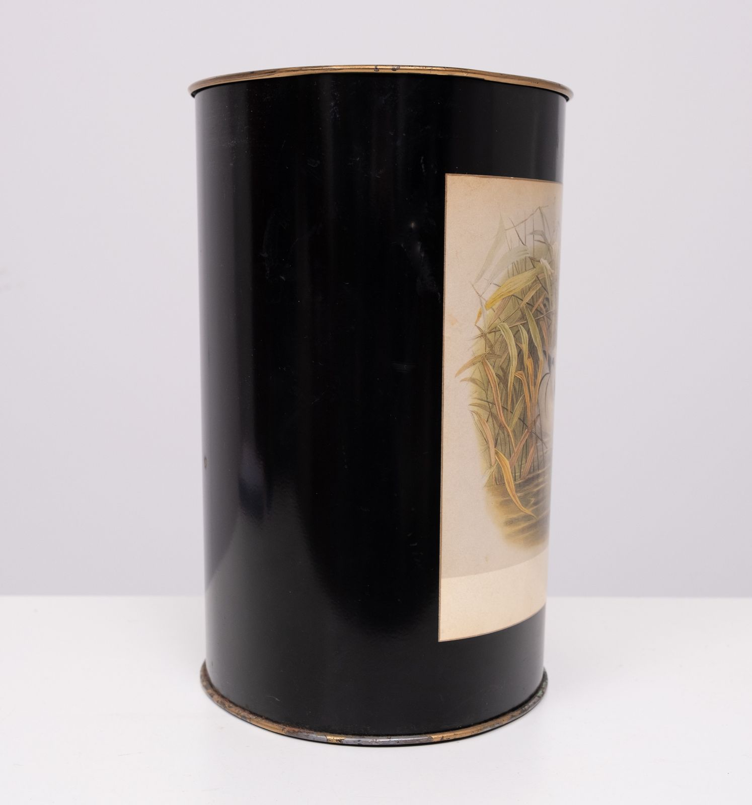 Metal Waste Bucket Lady Clare 1970s England photo Home Decor