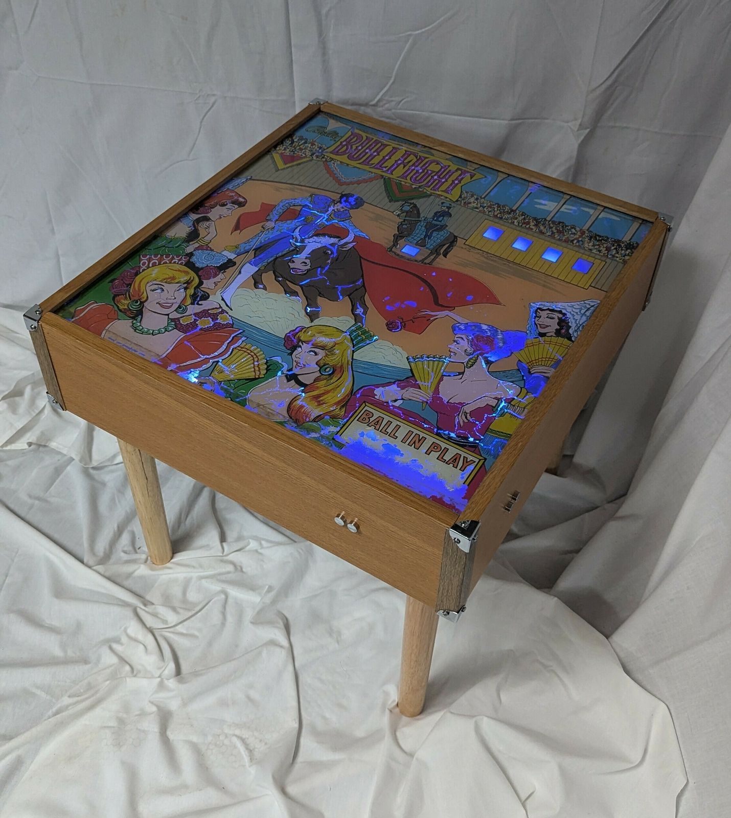 "Bullfight"Pinball Machine Backglass Table. photo 450.0