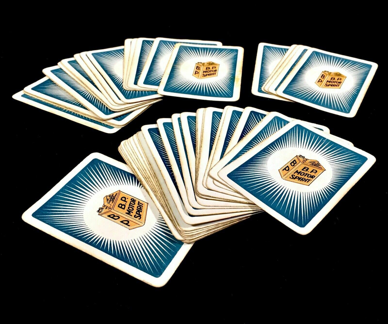 Antique Automobile   Rare Complete Set Of Playing Cards By Bp British Petroleum photo 175.0
