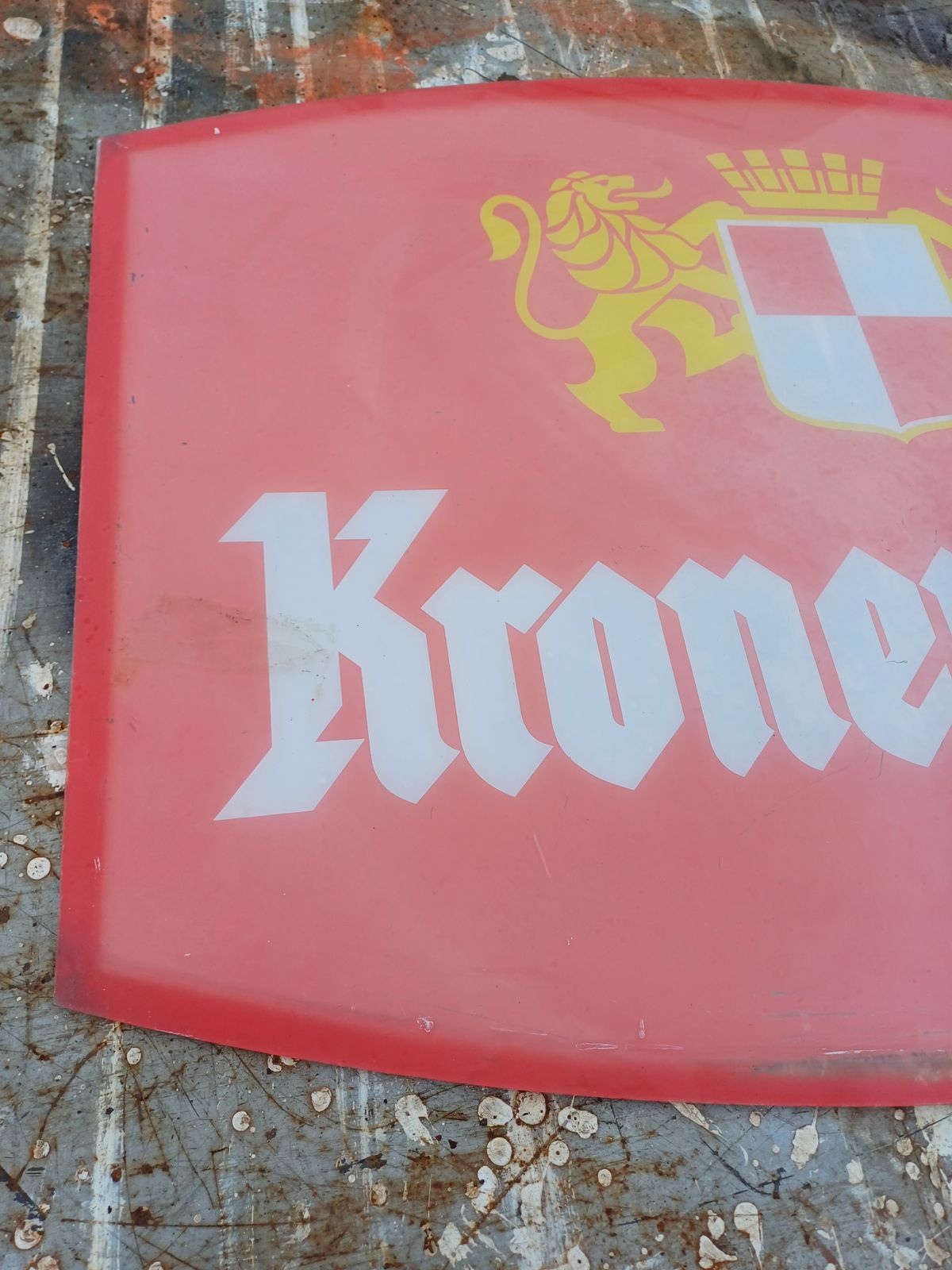 Kronenbourg Advertising Sign, 1970s photo furniture