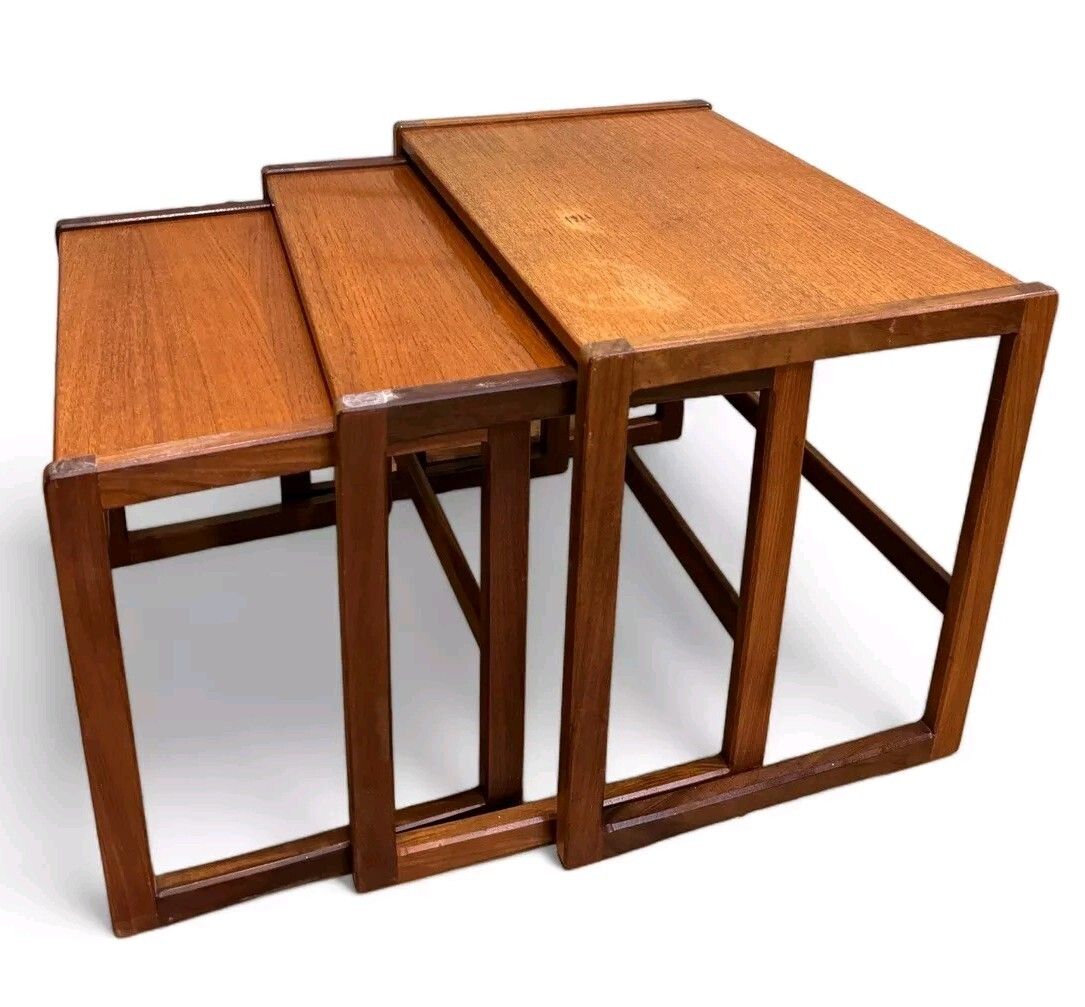 G Plan Teak Nest Of Tables Mid Century Retro