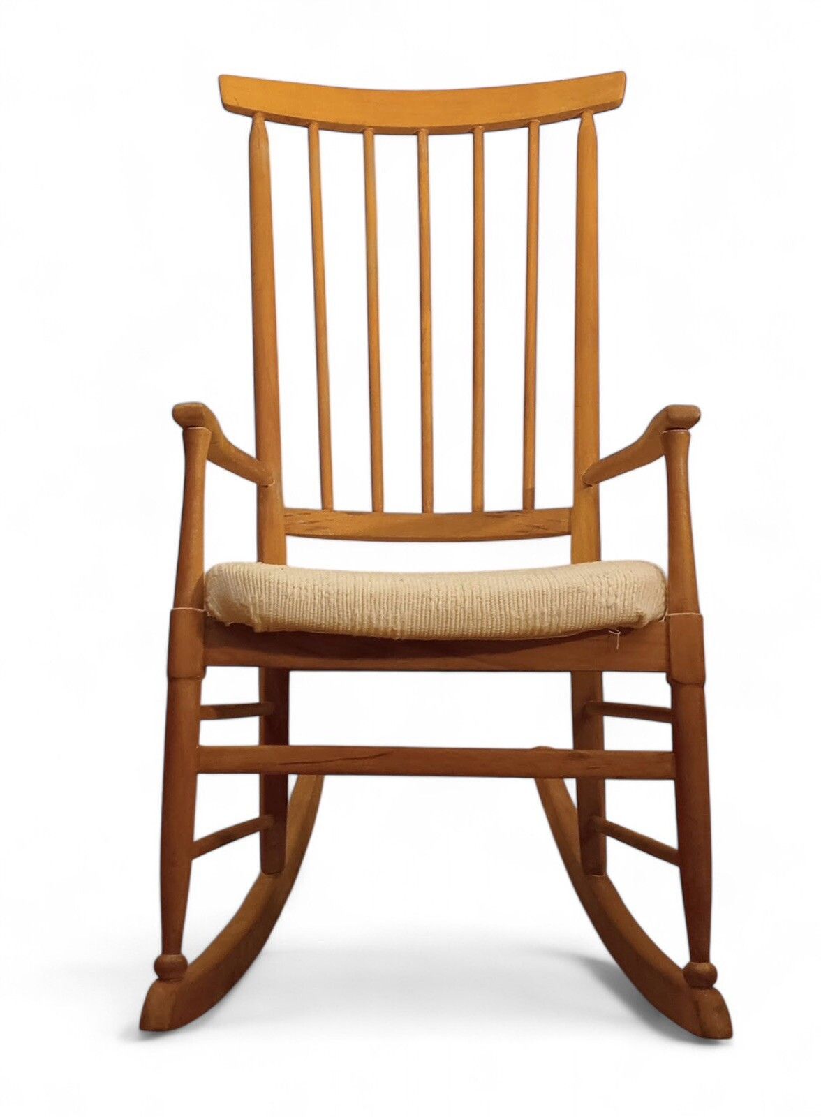 Scandinavian Armchair Rocking Chair Hans Wegner Style C1950 Mid Century Retro photo for sale