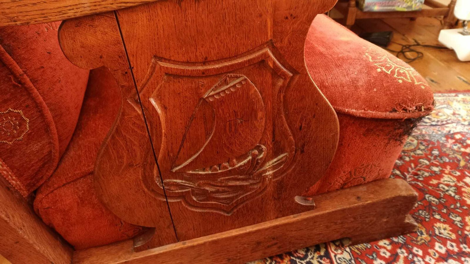 Pair Of Vintage Library Armchairs. Golden Oak. Restoration Project photo Furniture