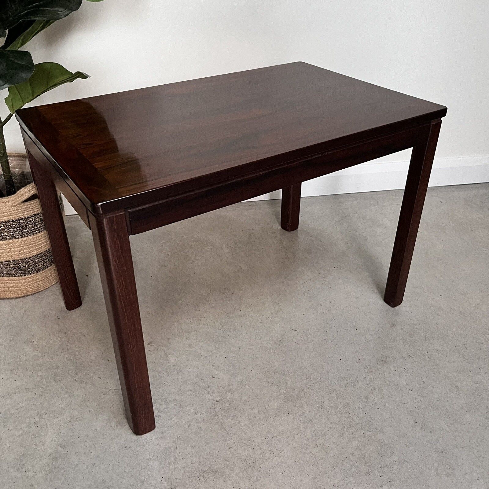 1970s Vintage Mid Century Rosewood Coffee Table Norwegian Scandinavian Design photo furniture