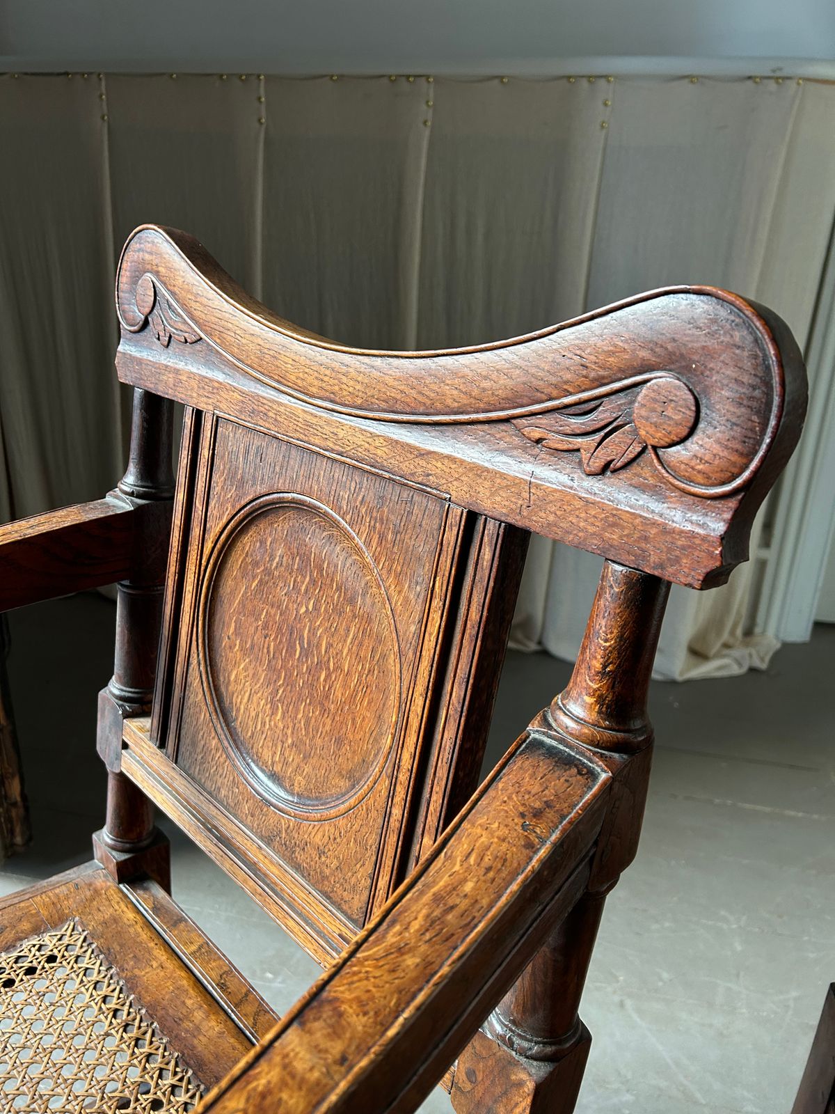 Pair Of Late Regency Hall Chairs photo Furniture