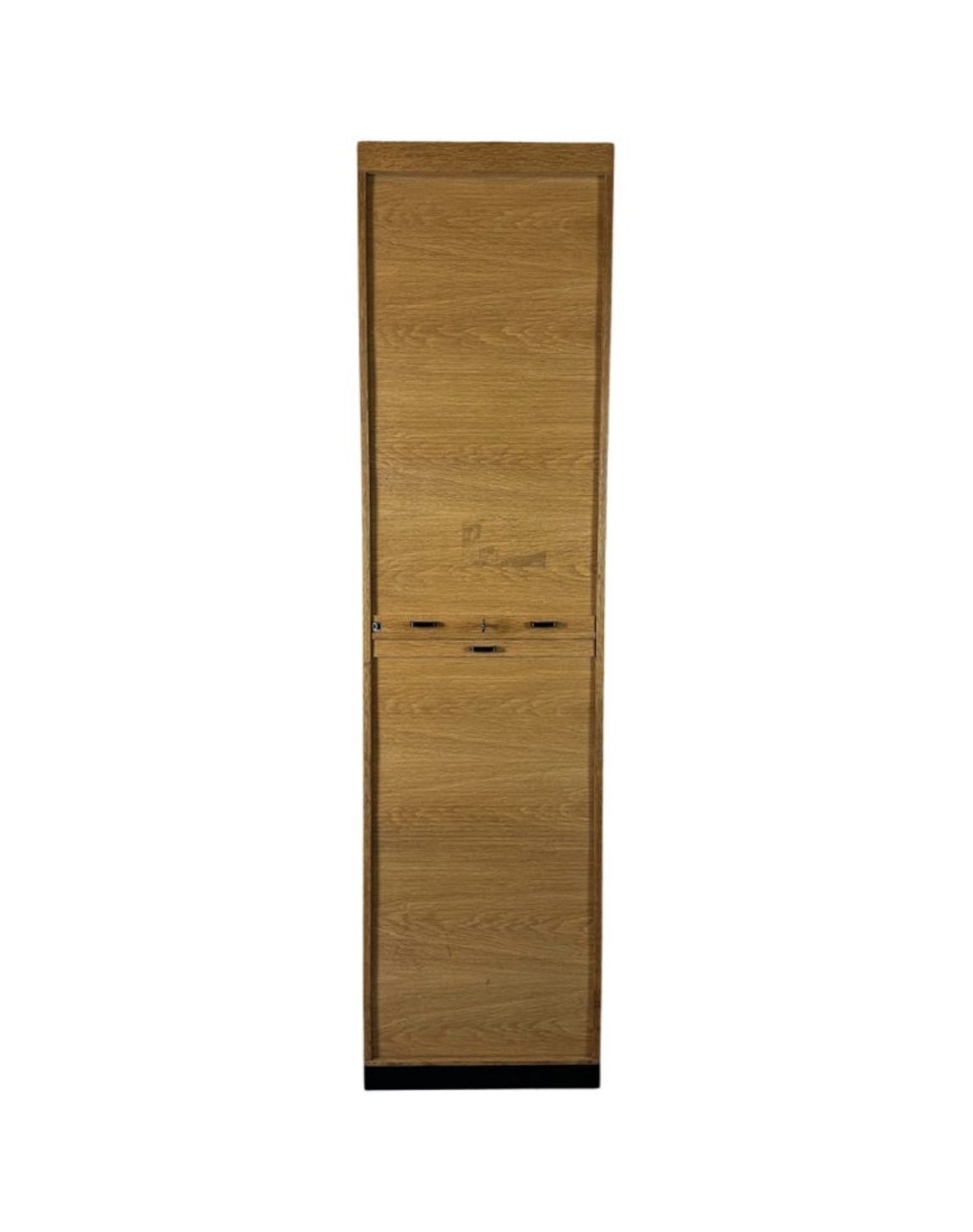 1950s 60s Roller Shutter Cabinet Office Cupboard Filing Cabinet Mid Century Design