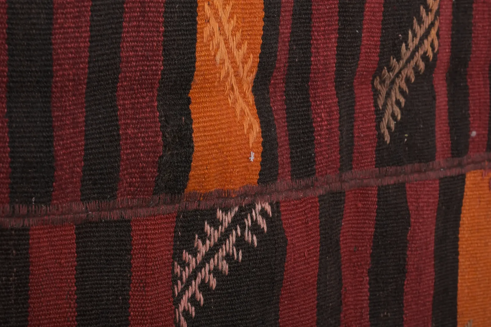 Giant Striped Kilim Rug 10'3'' X 11'3'' photo buy