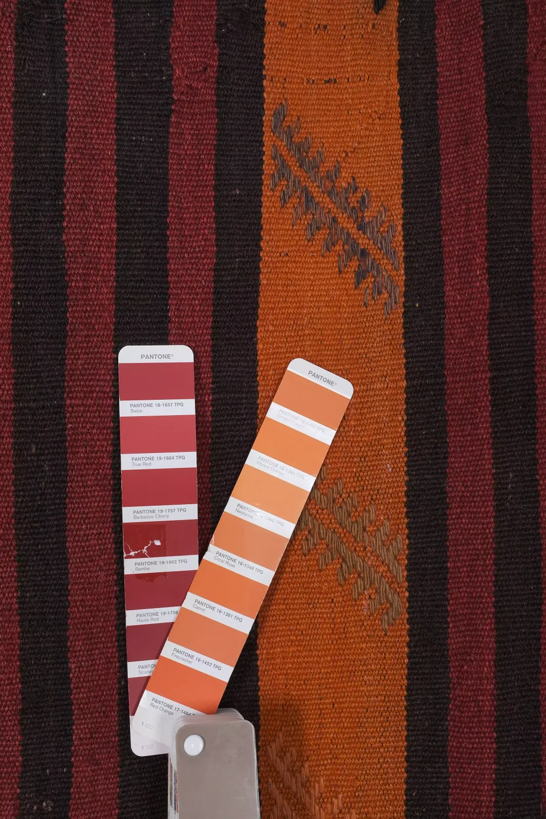 3250.0 Giant Striped Kilim Rug 10'3'' X 11'3'' photo
