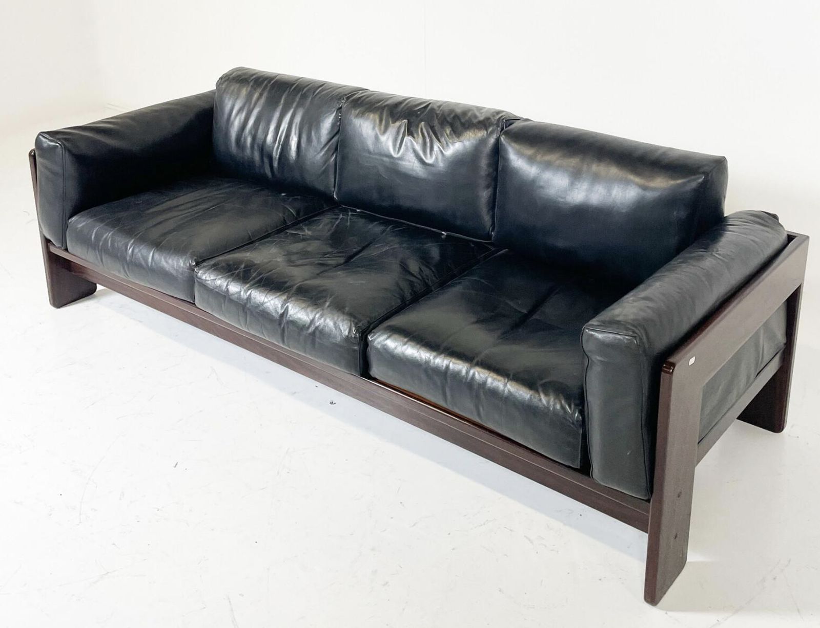 Bastiano Sofa By Tobia Scarpa For Knoll, Leather And Rosewood, Italy, 1962 photo buy