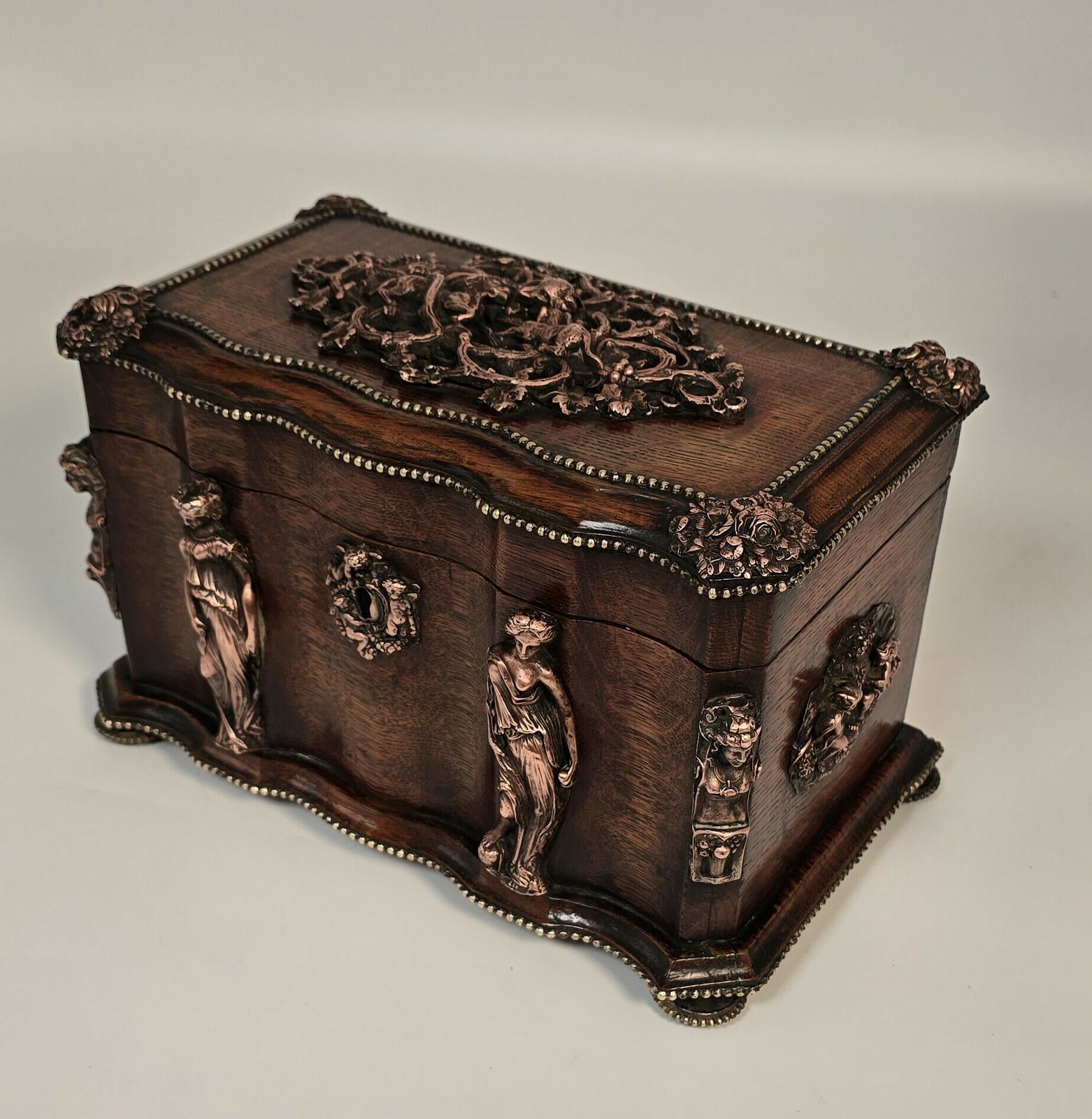 A Large 19th Century French Tea Caddy By Tahan Of Paris photo 1150.0