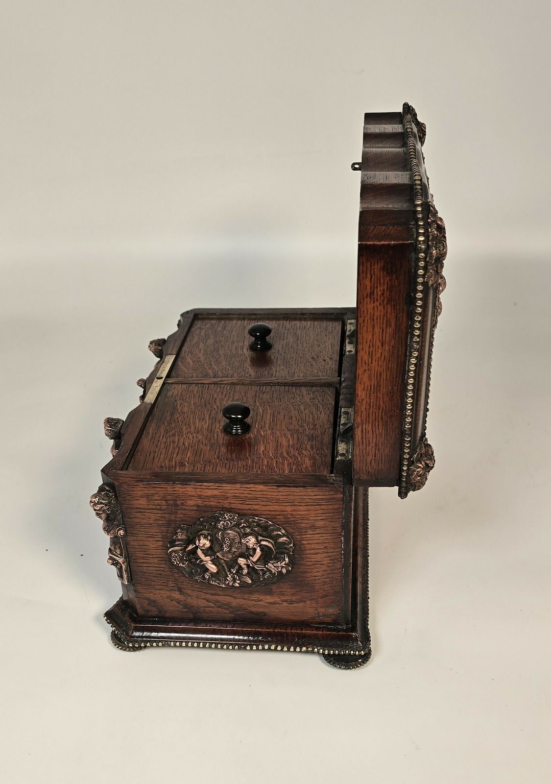 Home Decor A Large 19th Century French Tea Caddy By Tahan Of Paris photo