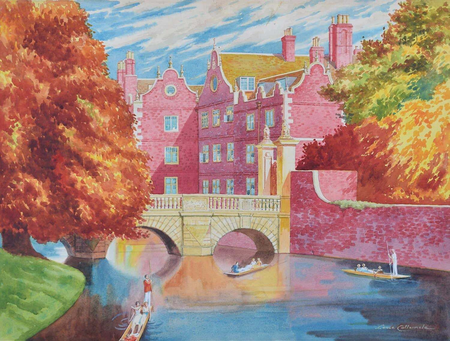Lance Catermole, Painting Of St John's College, Cambridge