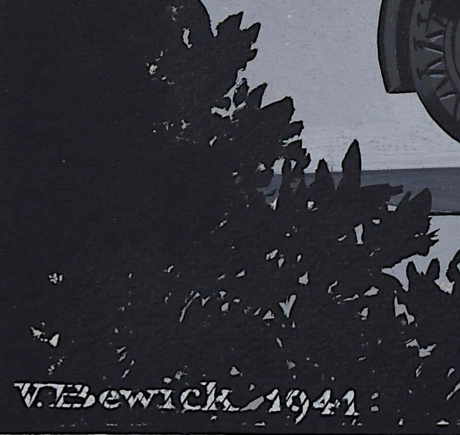 Vivian Bewicksecond World War Painting, Anti Aircraft Battery 1941 photo Art