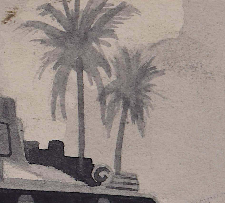 Vivian Bewick, Second World War Swillbin Painting, German Pz.Kw.Mark III, 1941 photo for sale