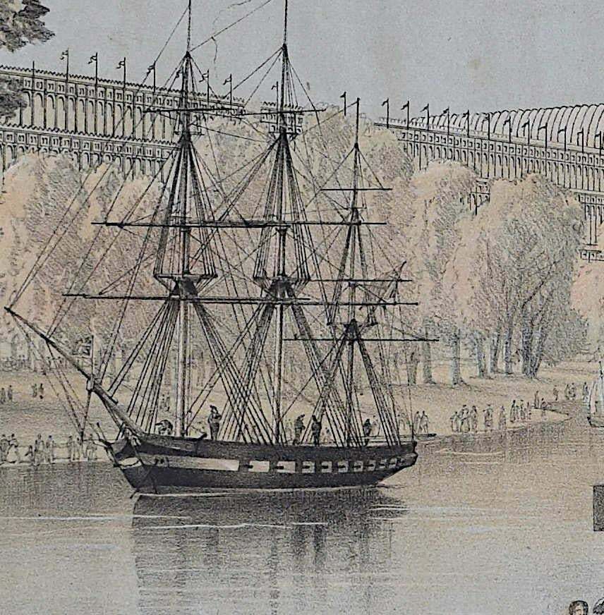 Rudolph Ackermann, Crystal Palace, View From The North Bank Of The Serpentine 1851 photo for sale