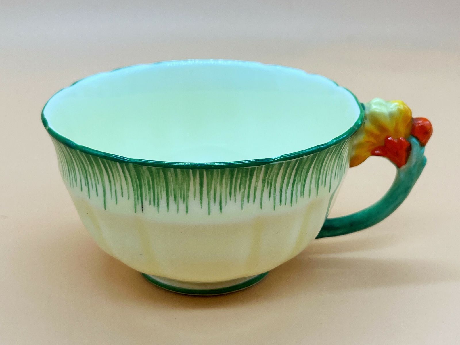 photo for sale Antique Crown Staffordshire China Marigold Handle Tea Set For 2. 768602.