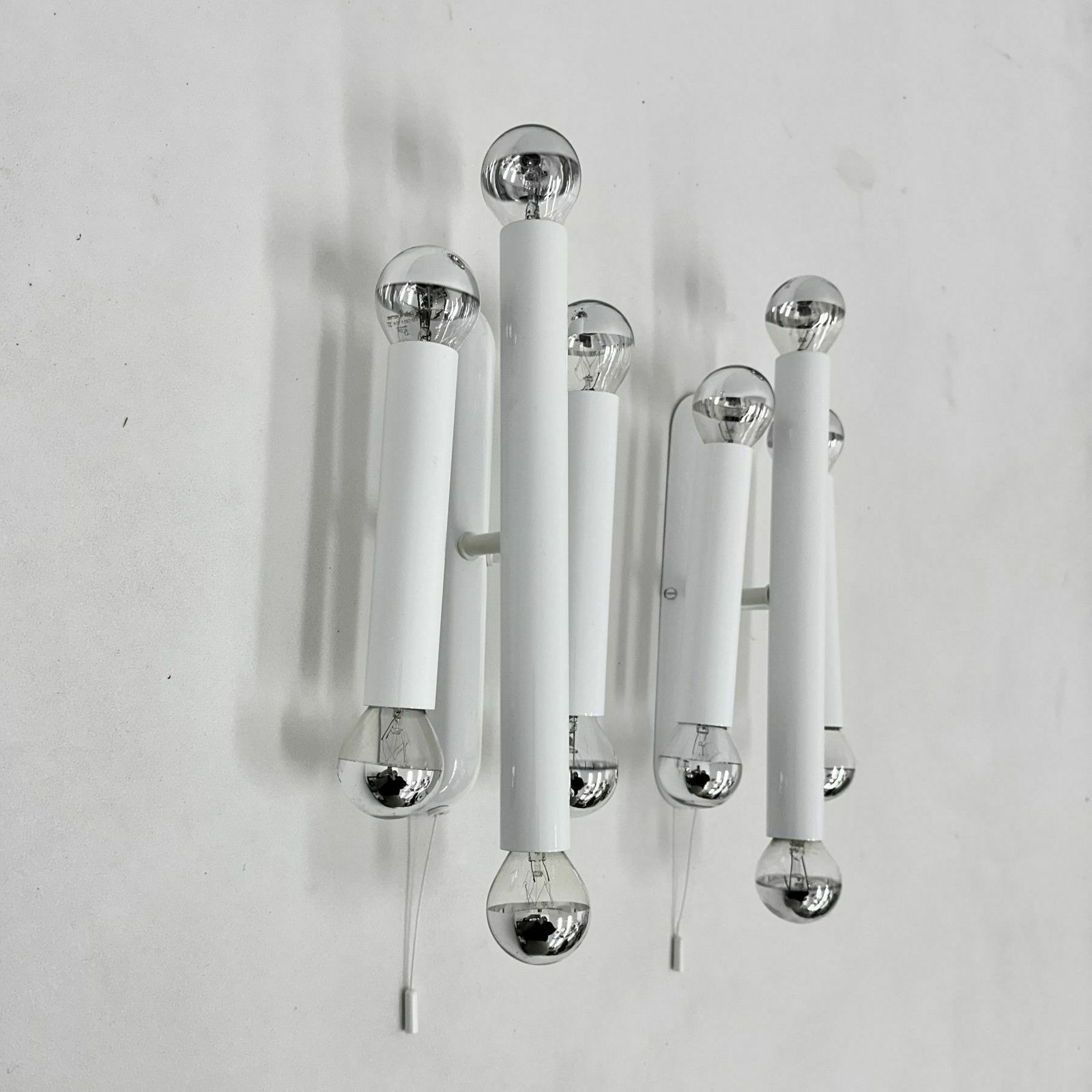 Set Of 2 Hufnagel Leuchten Wall Lamps Sconce , 1970s photo buy