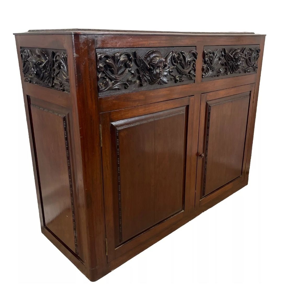 Italian Sideboard Oak Carved 18th Century