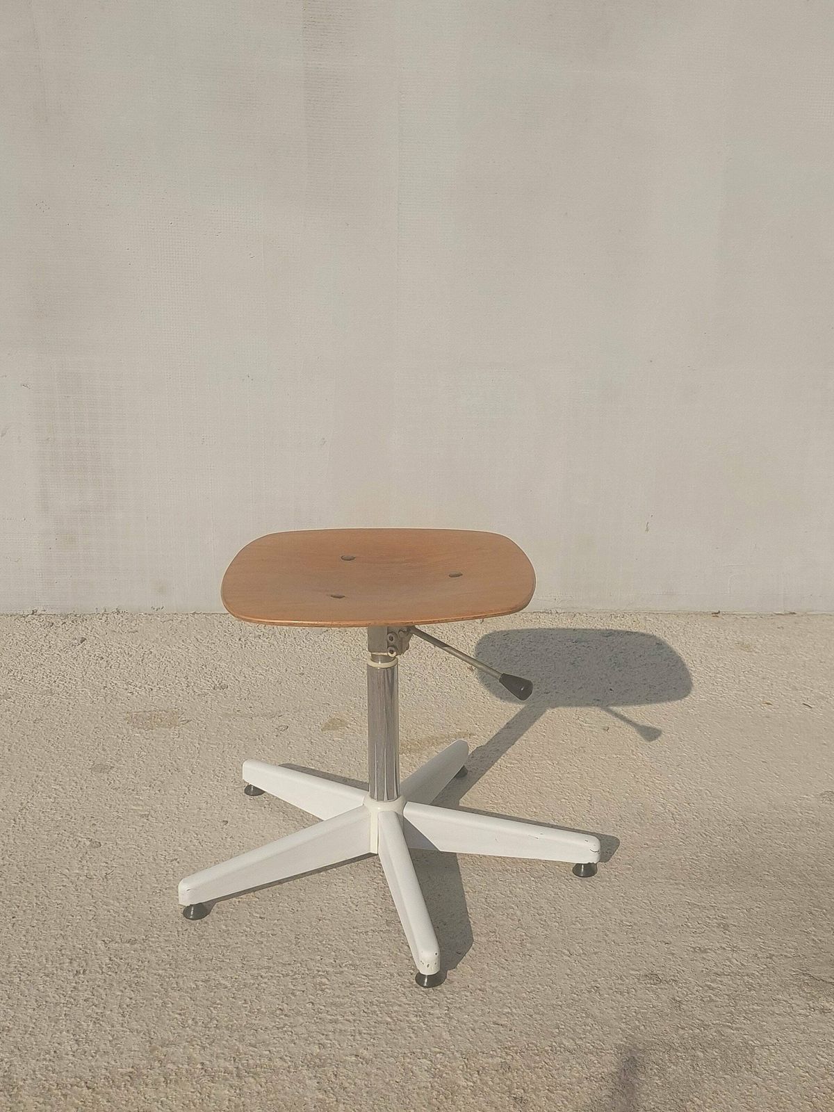 Mcm Industrial Swivel Chair/ Vintage Industrial Swivel Adjustable Chair /Mcm Interior/ Industrial Design/ Designer Chair/ Stol Kamnik /60's photo vinterior