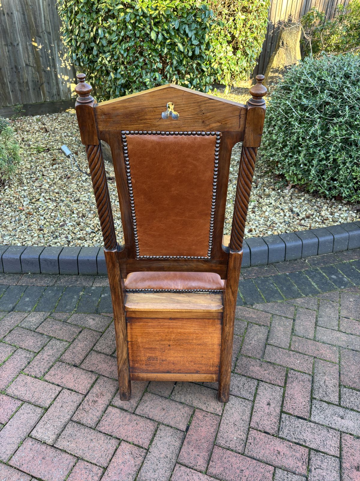 Gothic Revival Walnut Chair, 1800s photo Furniture