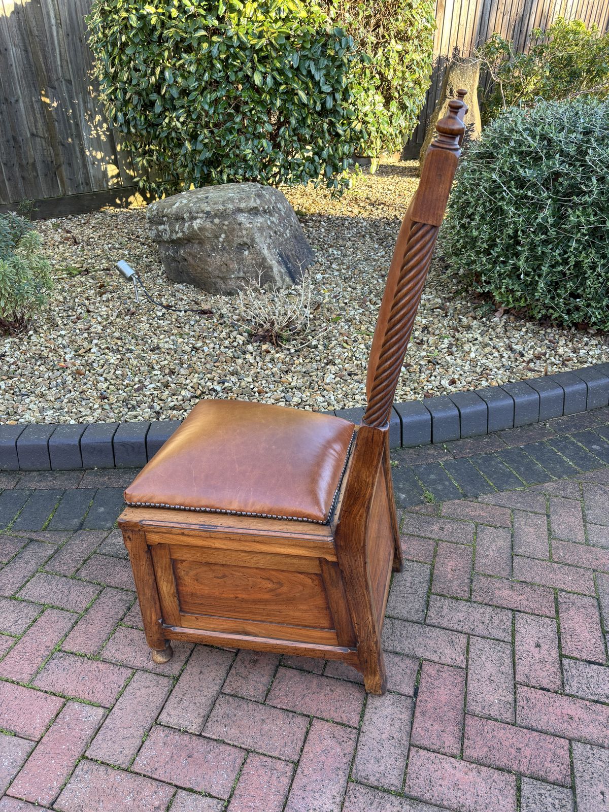 Gothic Revival Walnut Chair, 1800s photo buy