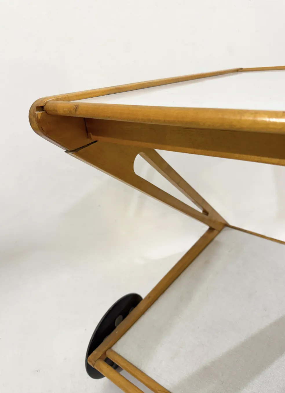 Bar Cart ” Mobilo Pe03″ By Cees Braakman For Pastoe, 1950s photo furniture
