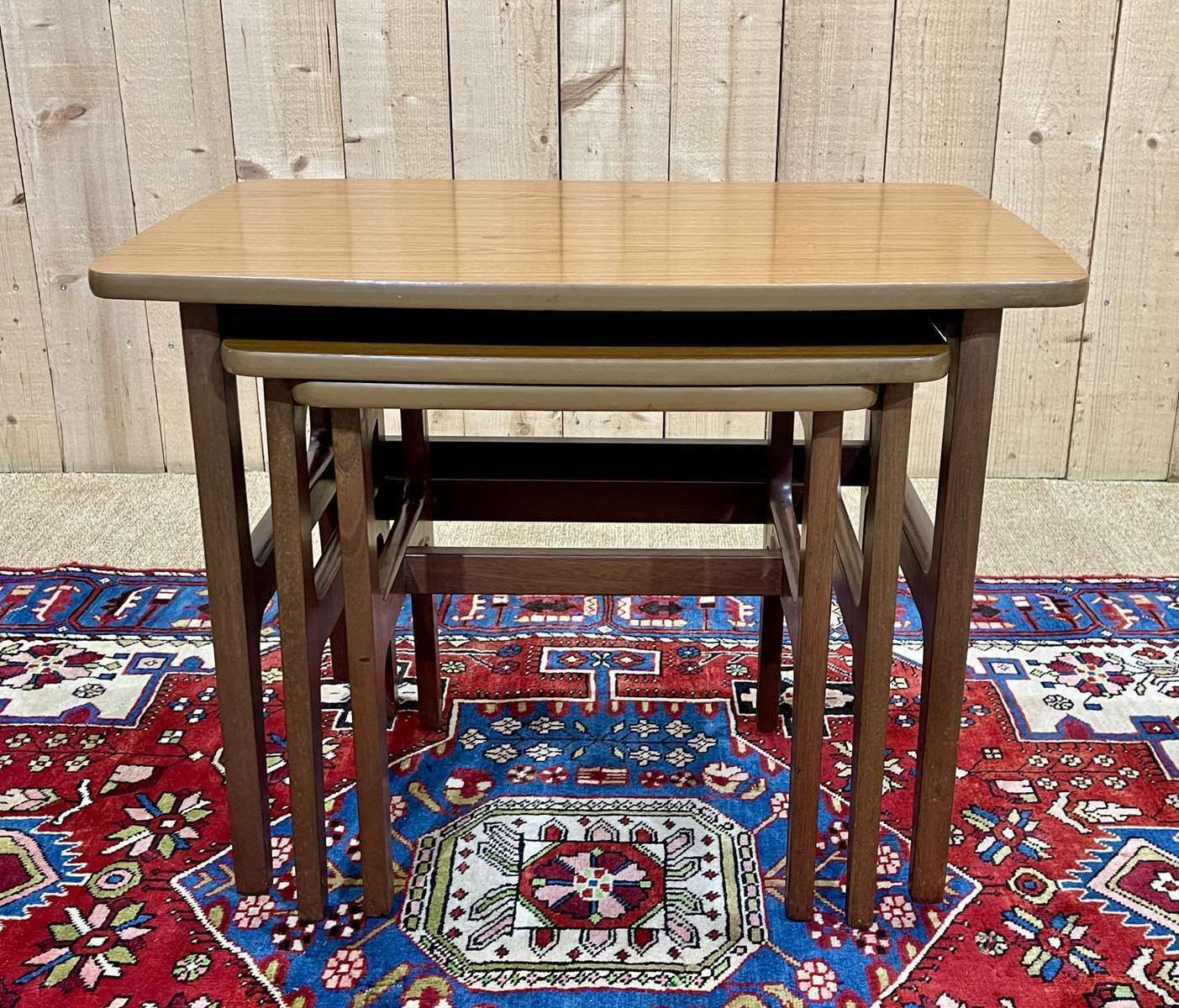 Set Of 3 Teak Nesting Tables From The 70s photo furniture