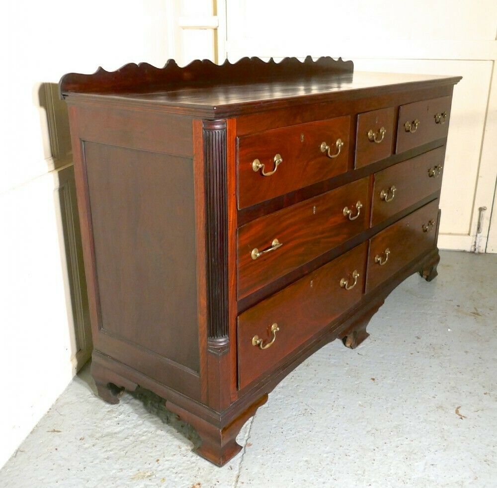 Large George III Lancashire Chest Of Drawers, Dresser photo vinterior