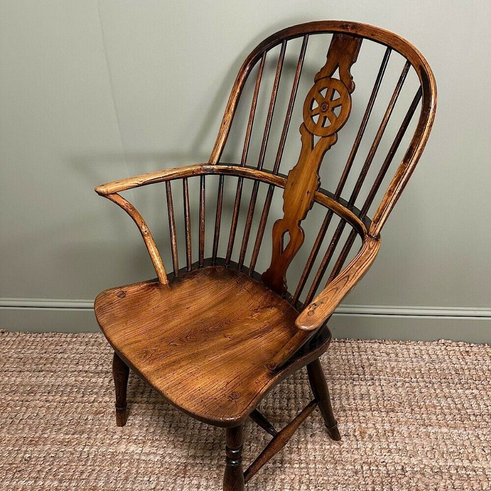 Country House Antique English Windsor Chair photo for sale