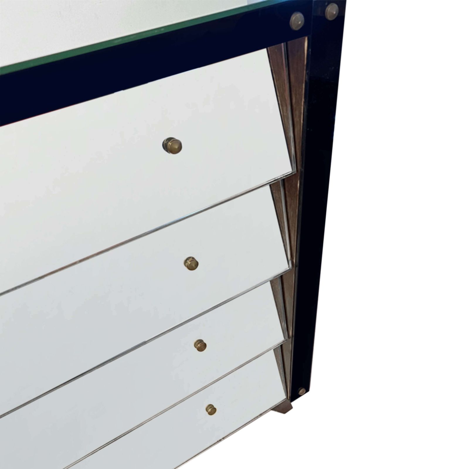 Italian 1940s Mirrored Chest Of Drawers photo Furniture