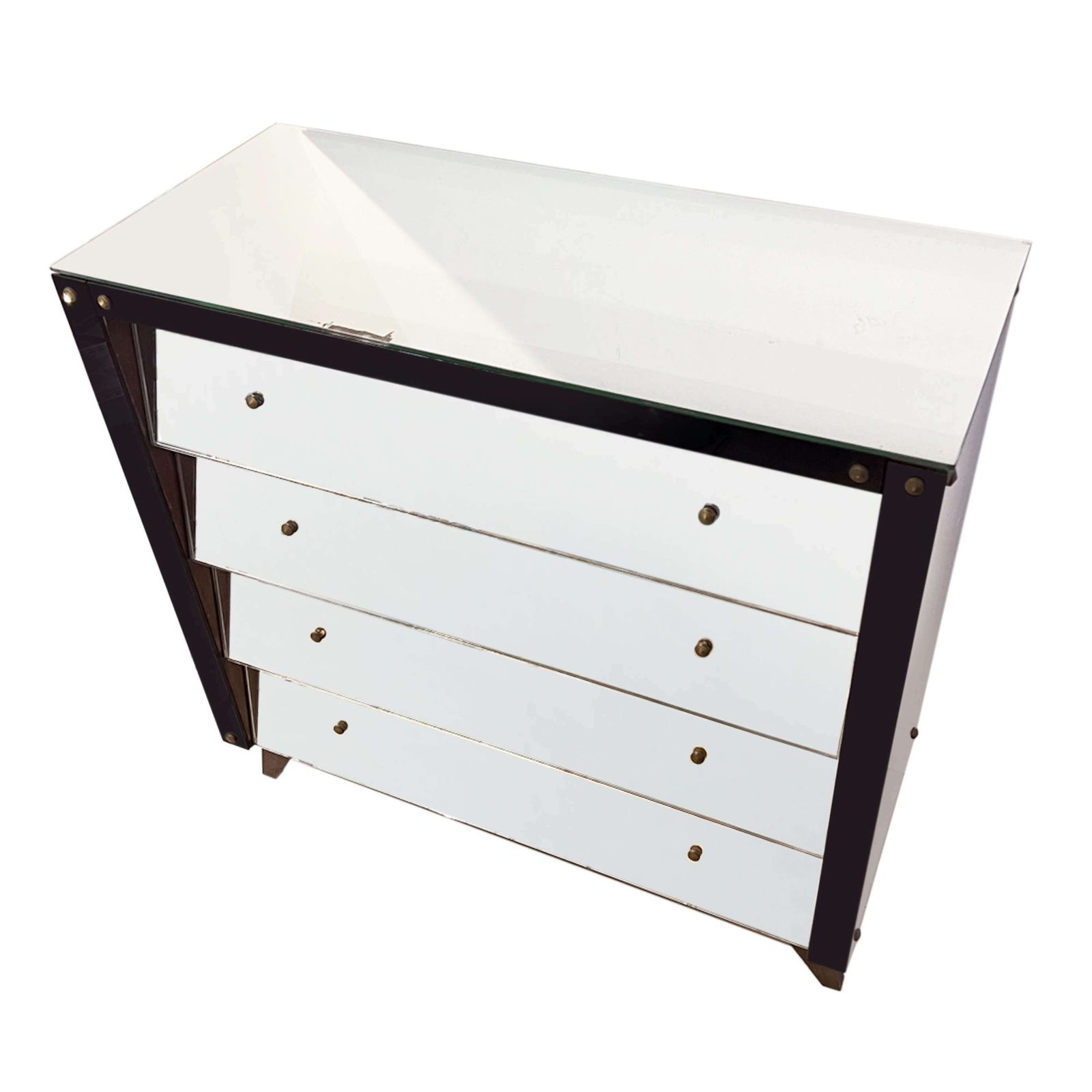 Italian 1940s Mirrored Chest Of Drawers photo vinterior