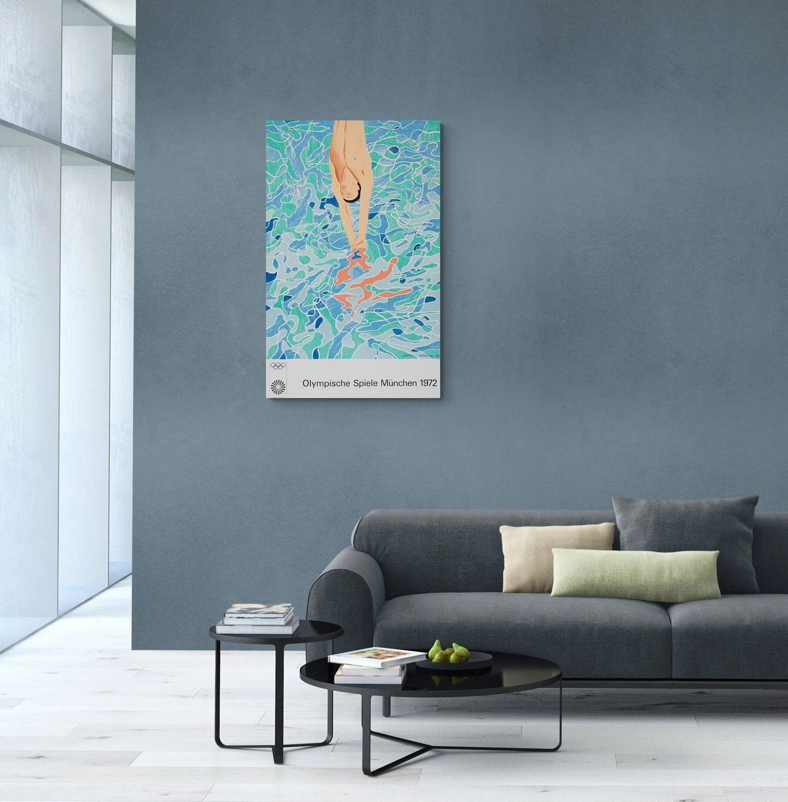 David Hockney Olympic Games Poster (Printed Signature In Image) (1970) photo buy