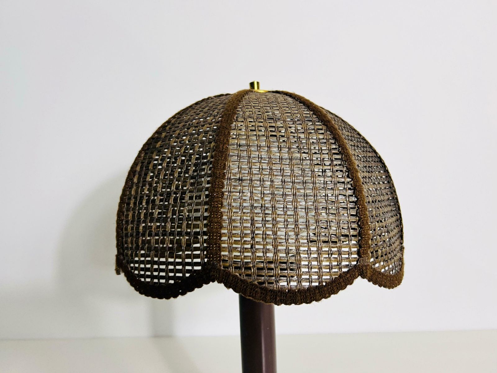 photo furniture Midcentury Wooden Table Lamp In The Style Of Temde, Circa 1970