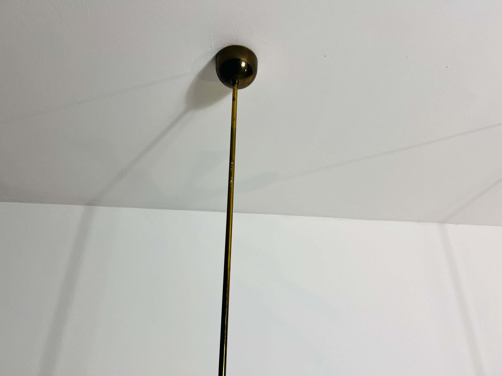 photo buy 1 Of 2 Mid Century Brass 12 Arm Sputnik Chandelier, 1950s, Italy