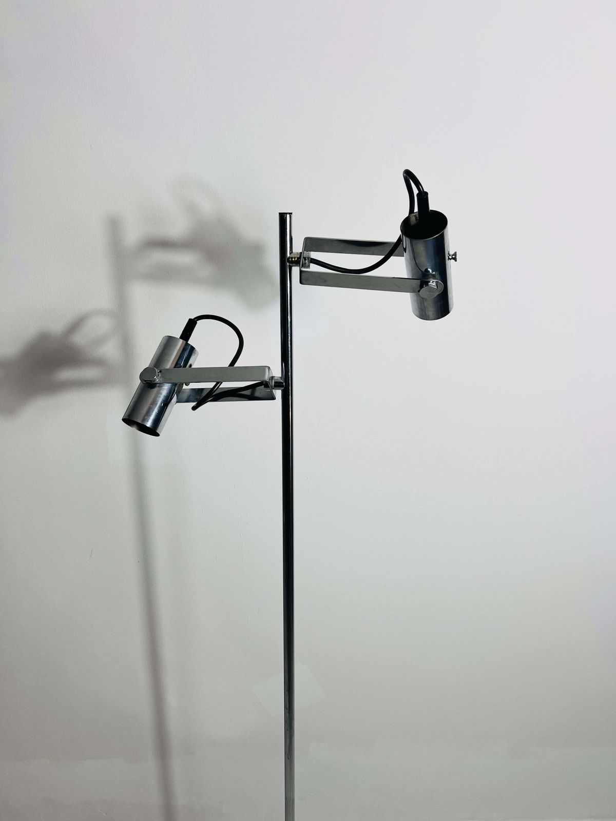 Midcentury Chrome Floor Lamp, Germany, 1970s photo 836.0