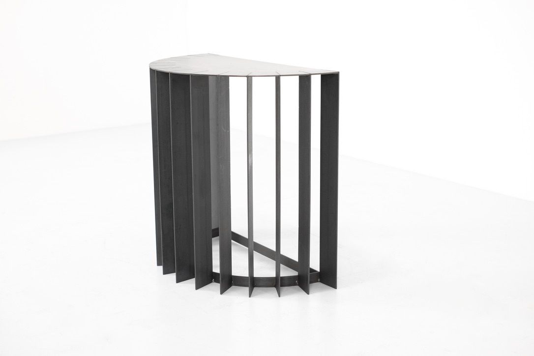 Console "Blue Moon " By Franck Robichez For Dritsh, Paris 1990s.