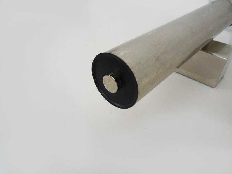 Large Brushed Metal Wall Light In The Style Of The Sciolari House From The 70s. photo buy