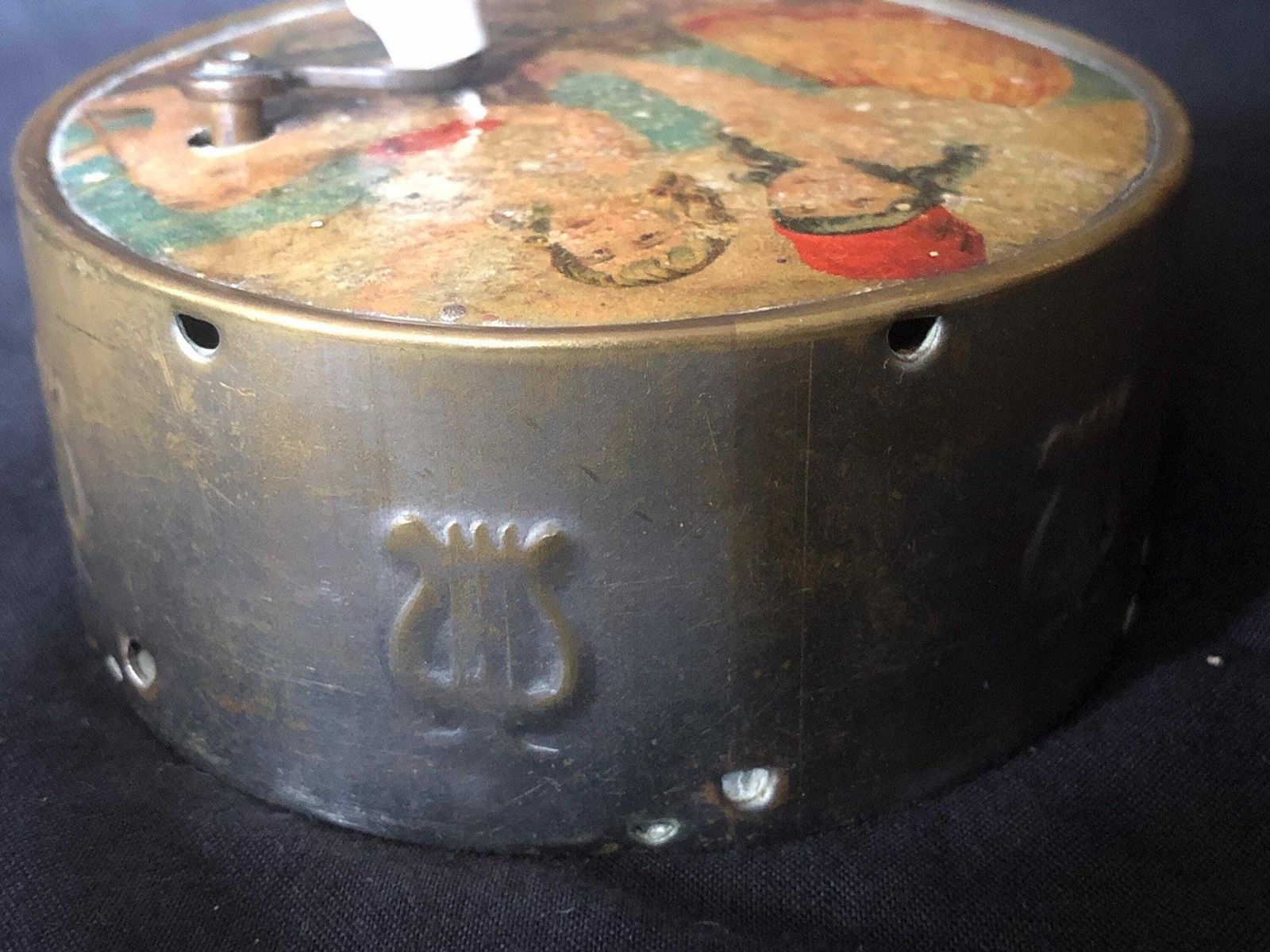 Early 19th C French Manivelle Child Music Box photo for sale