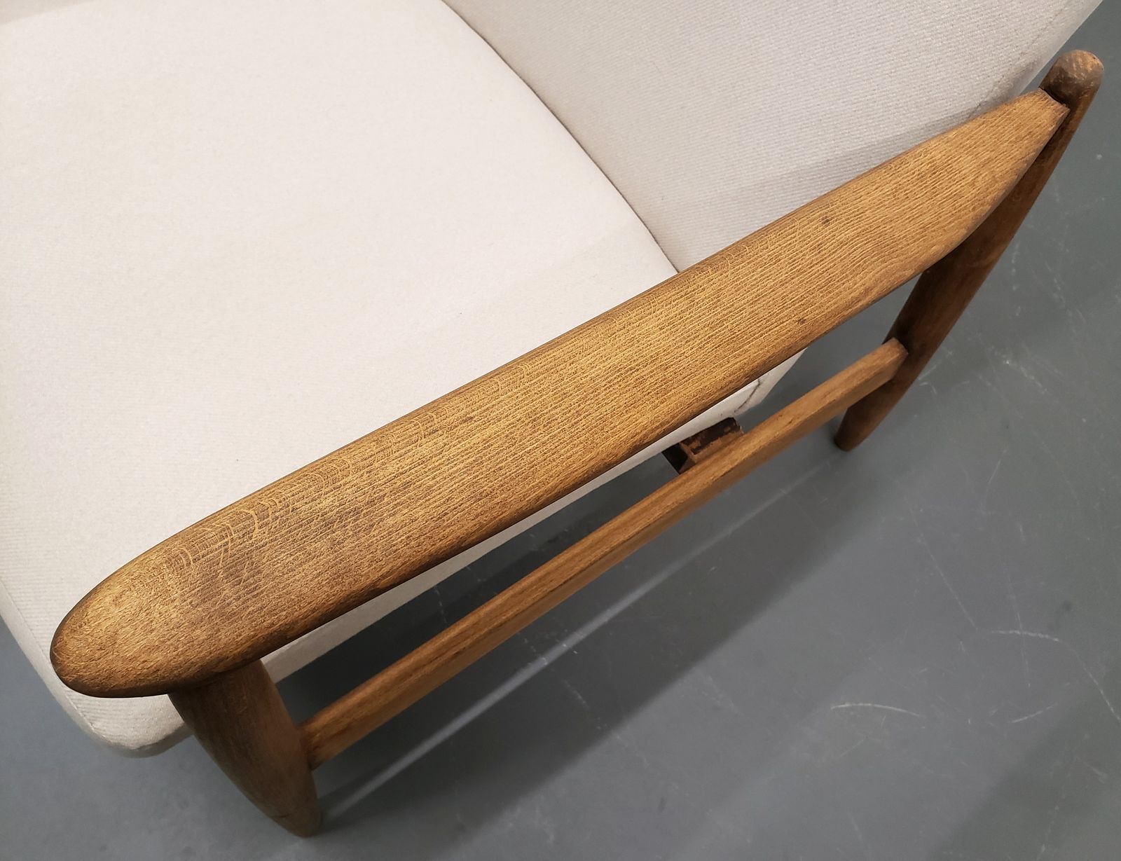 Set Of Two   1965 Chairs By Edmund Homa, Model Gfm 64 In Beige photo 1400.0