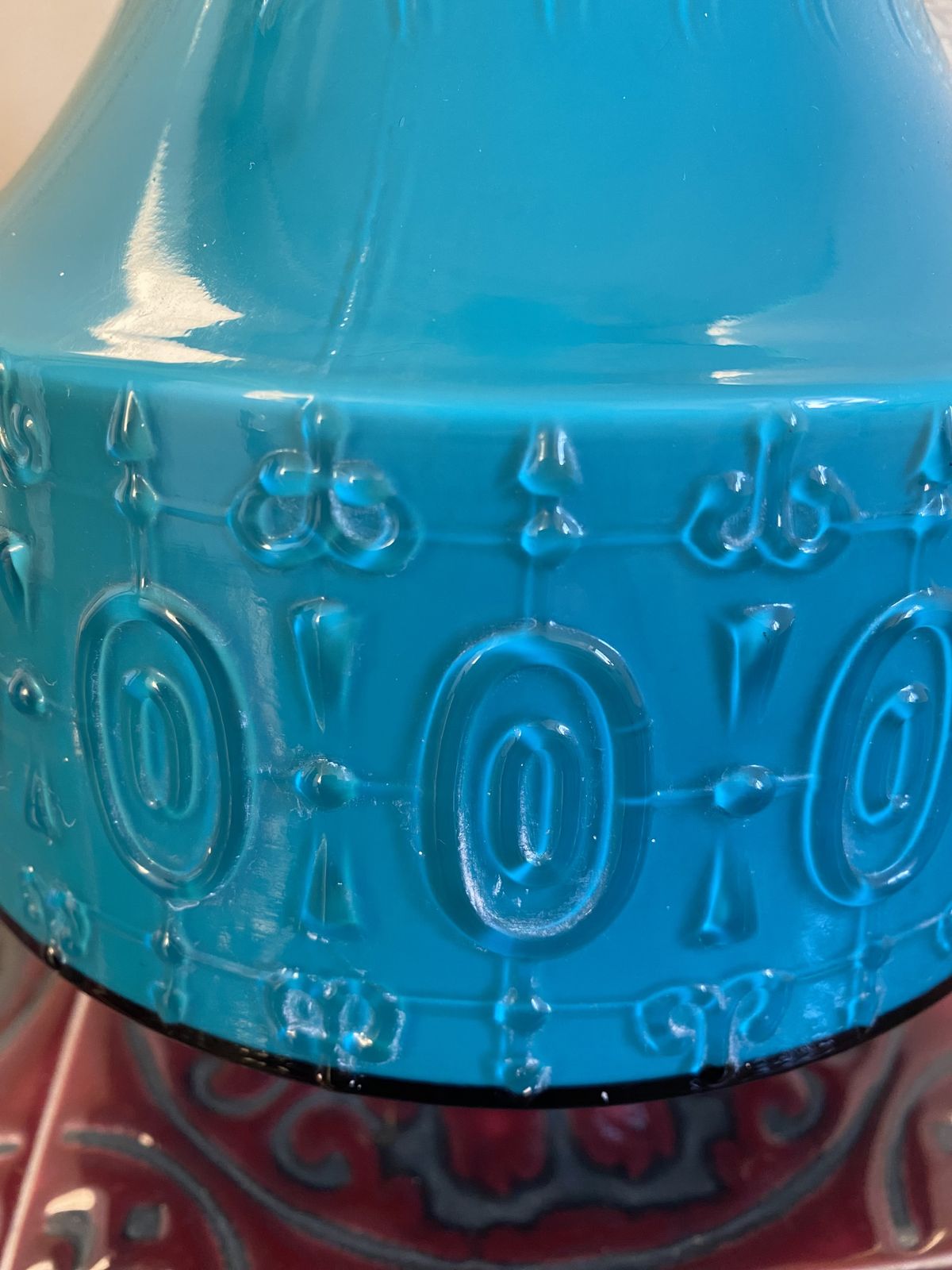 Retro Stelvia (Empoli) Turquoise Jug Pitcher 1960s photo 72.99