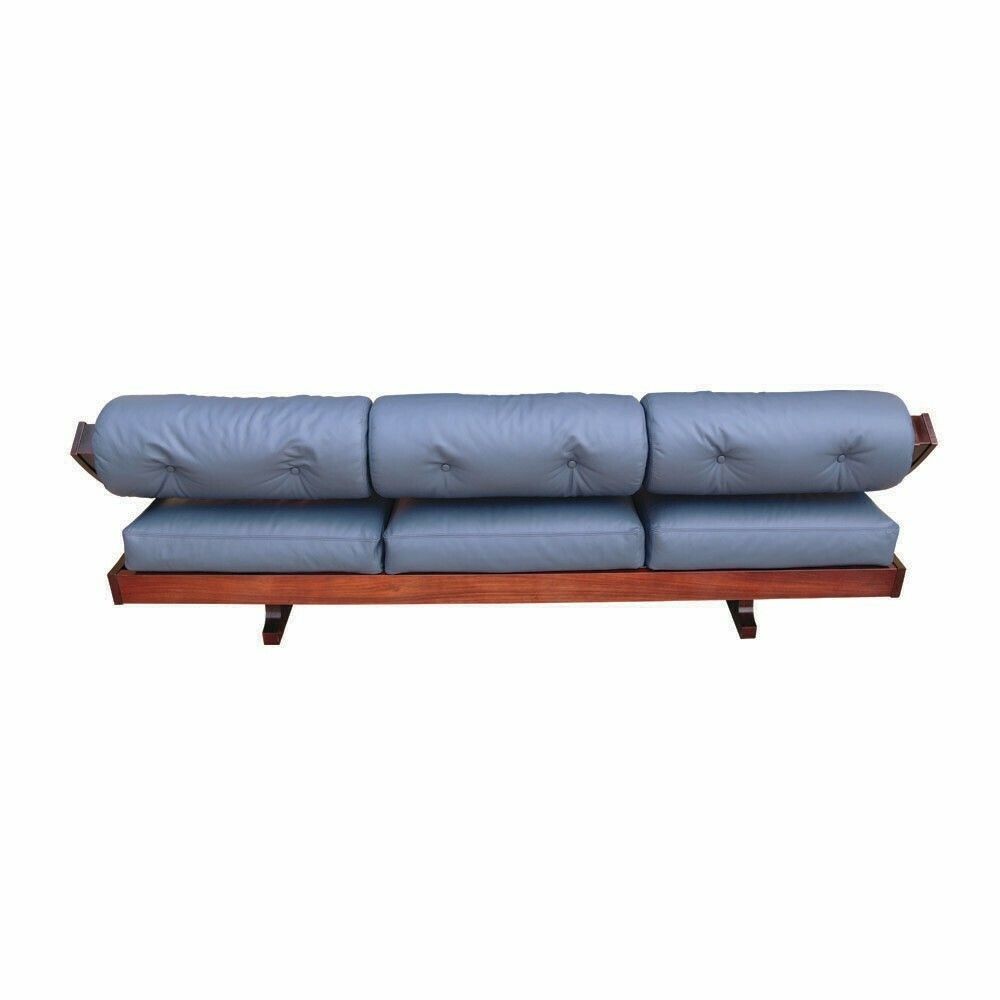 Gs195 Gianni Songia Daybed In Navy Blue Andrew Muirhead Fine Scottish Leather, Italy, 1963 photo buy