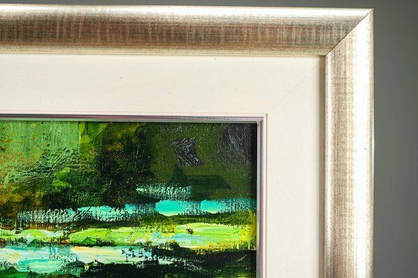 H.Hess, Water Lilies, 1980s, Oil On Canvas photo vinterior