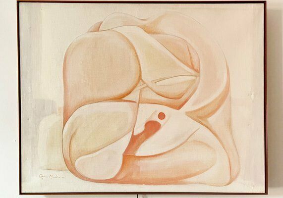 A. Nobre Madeira, Abstraction, 1975, Oil On Canvas