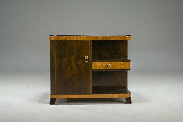 Art Deco Bar Cabinet With Inlays, 1930s photo vinterior