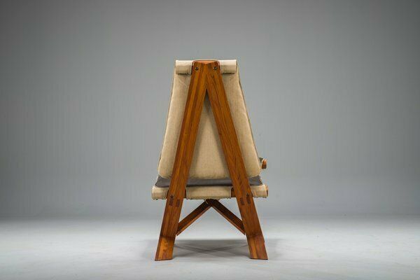 French S46 Dromadaire Chair By Pierre Chapo For Ebenisterie Seltz, 1970s photo vinterior