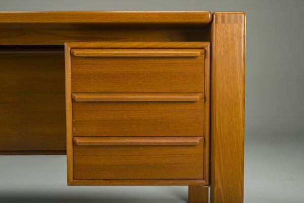 Mid Century Teak Freestanding Desk From Gv Møbler, 1960s photo furniture