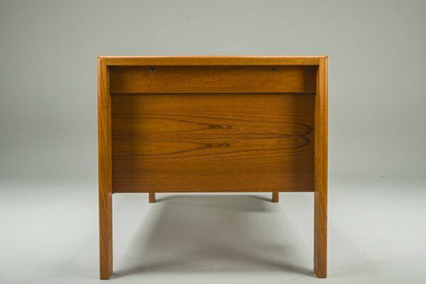 photo buy Mid Century Teak Freestanding Desk From Gv Møbler, 1960s
