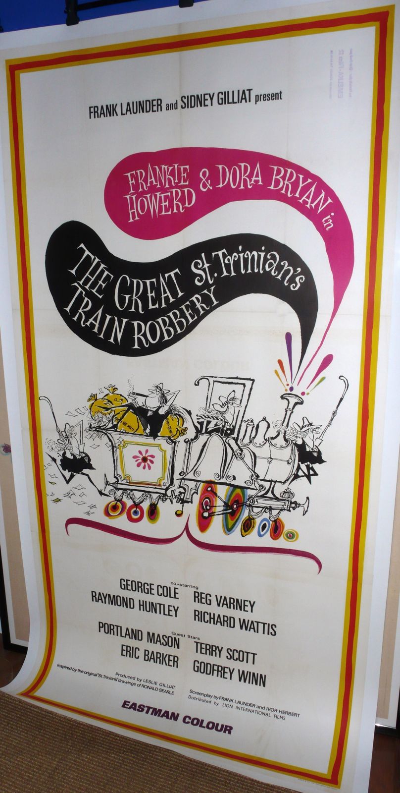 Great St. Trinian’s Train Robbery, Uk 1966, Original Movie Poster