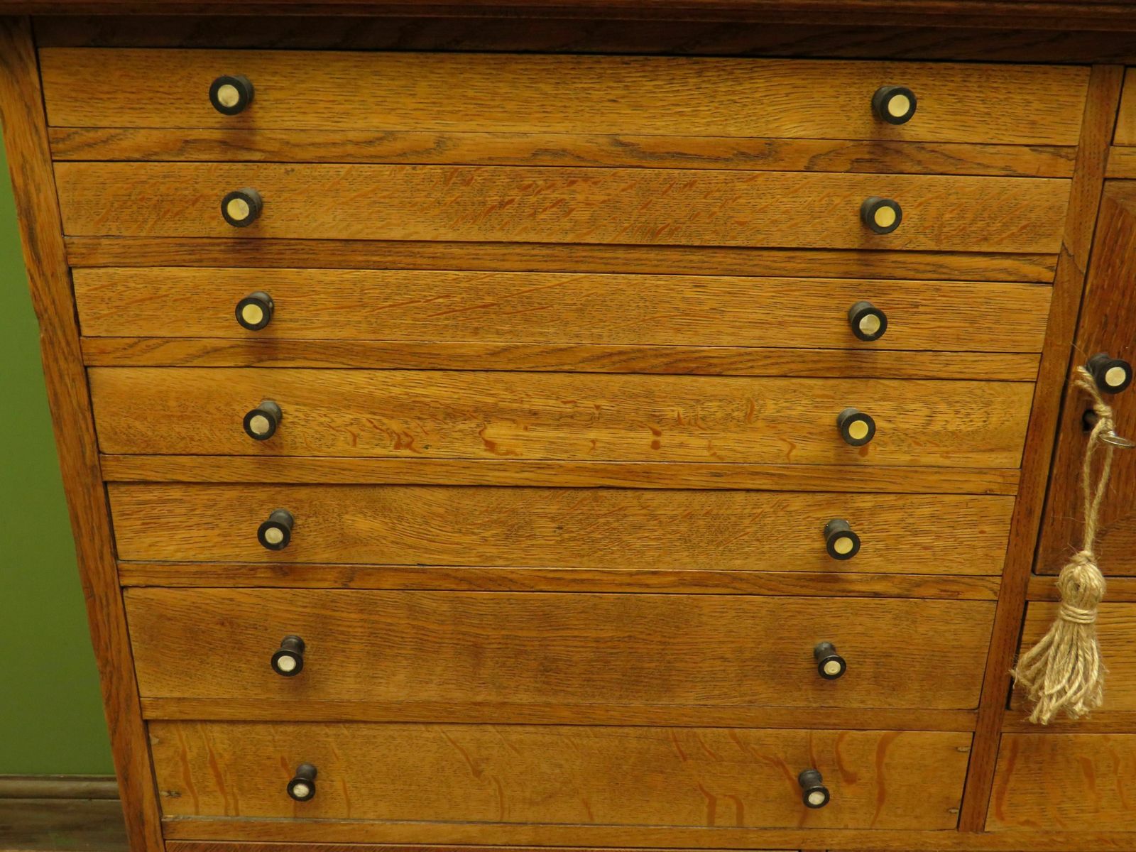 photo for sale Antique Collectors Dentists Chest, With Stained Glass, Fully Restored