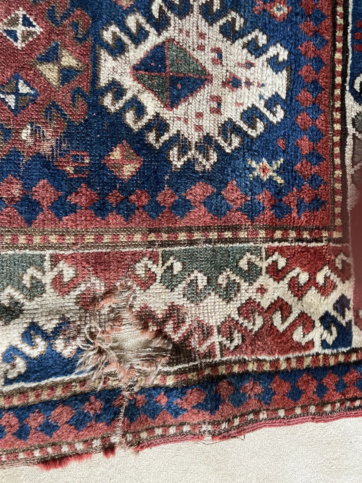 Antique Bordjalou Kazak Rug photo buy